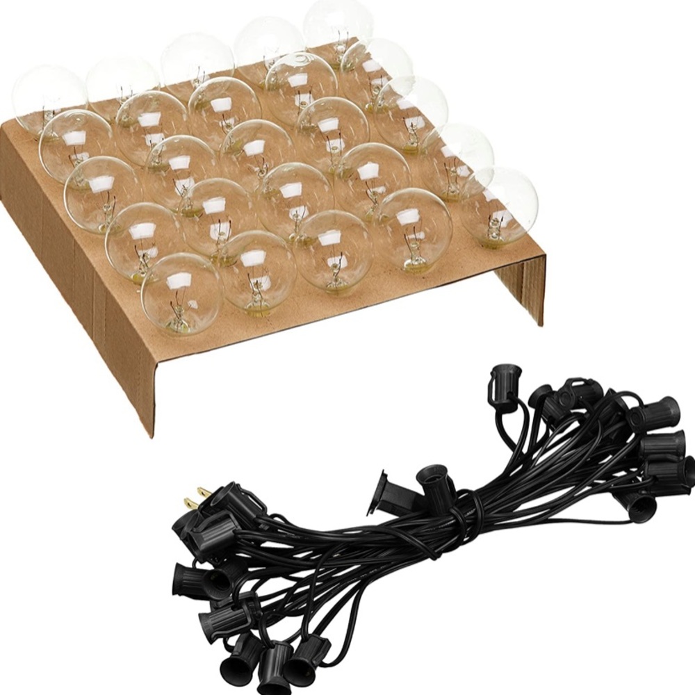 Patio string lights 25’